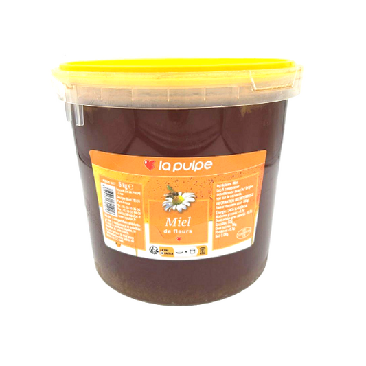 MIEL SEAU PLASTIQUE 5KG LA PULPE